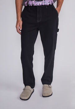 Jeans Hombre Carpintero Negro Sioux
